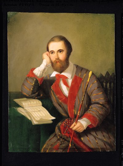 Ritratto di un uomo, presunto Charles Gounod (1818-93) da Louis Leopold Boilly